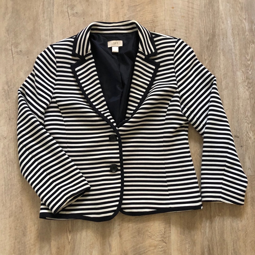 Loft striped jacket